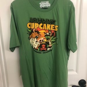 Mens xl Disney Lion King Johnny Cupcakes shirt work once